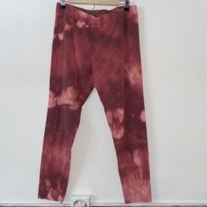 XL LC Lauren Conrad Distressed bleached leggings